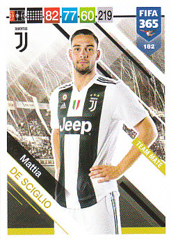 Mattia De Sciglio Juventus FC 2019 FIFA 365 #182